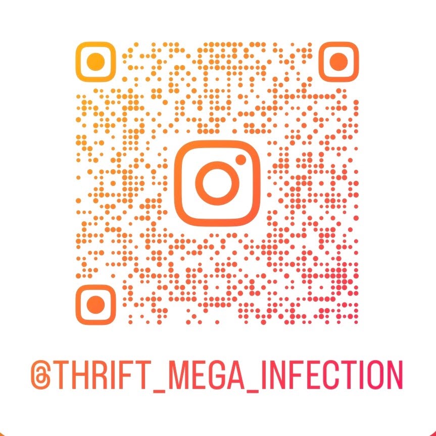 Mega Infectin Thrift Store Instagram QR Cde