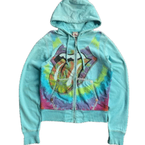 2015 Rolling Stones x True Religion tie dye ziphood
