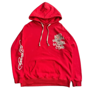 2018 Ed Hardy x Anti Social Social Club "Dragon" swaroski hoodie
