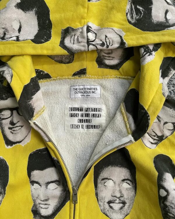 Wacko Maria The Guilty Parties “Fuck this life” pattern ziphood - Image 5